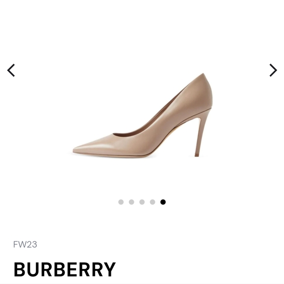 Burberry point pumps almond color size 6.5 - Picture 3 of 6